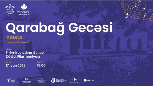 Veysəloğlu Şirkətlər Qrupu “Qarabağ gecəsi” xeyriyyə konsertinin baş sponsorudur